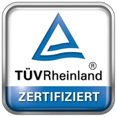TÜV Rheinland zertifiziert